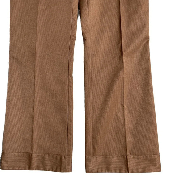 🛍️3/$40 Adidas Golf Pants Wide Waistband False Cuff Brown Size 6 - Picture 4 of 5